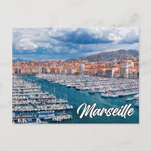 Beautiful Marseille France Postcard