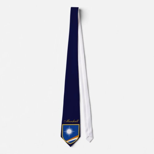 Beautiful Marshall Islands Flag Neck Tie