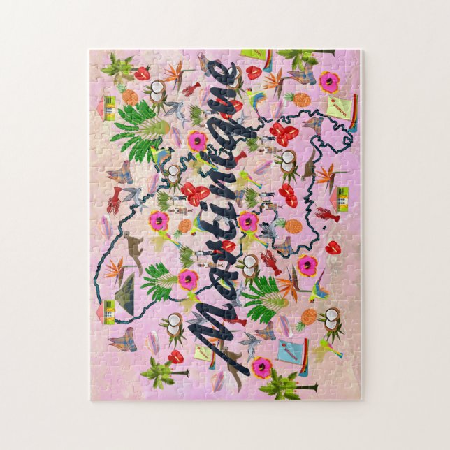 Beautiful Martinique Jigsaw Puzzle (Vertical)