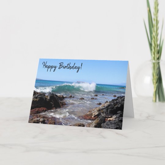 Beautiful Maui Birthday Card | Zazzle.com