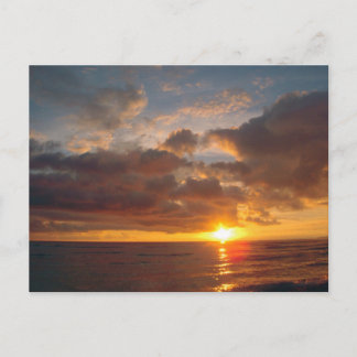 Beautiful Maui Sunset Postcard