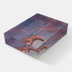 Beautiful "May the road rise up to meet you" poem Paperweight