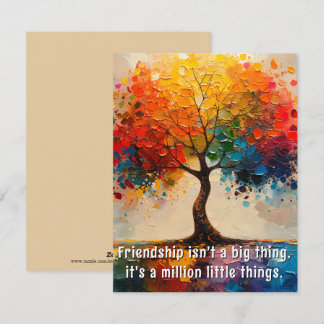 Beautiful & Meaningful Words about Friendship Card