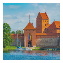 Beautiful Medieval Castle on Blue Lake