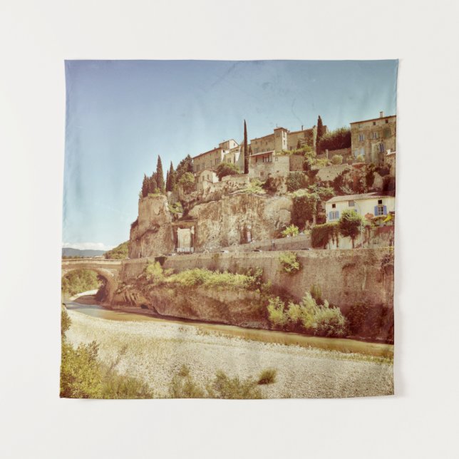 Beautiful Medieval Village of Vaison la Romaine, P Tapestry (Front)