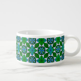 beautiful Mediterranean style blue-green pattern Bowl