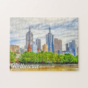 Beautiful Melbourne, Australia Jigsaw Puzzle