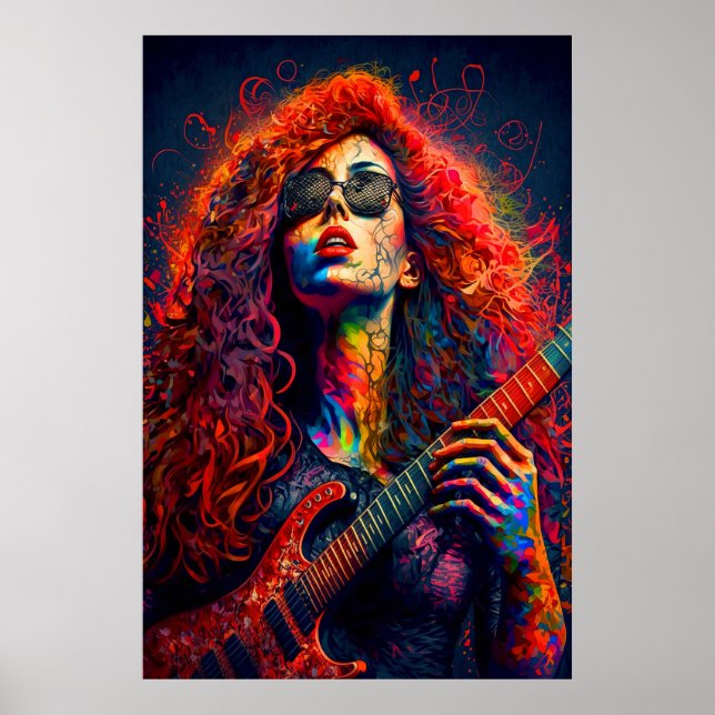 Beautiful Melody - Rock and Roll Poster Print (Front)