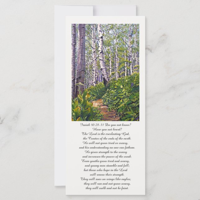 Beautiful Memorial Prayer Card (Front)