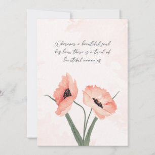 Beautiful Memories Sympathy Card