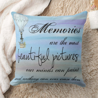 Beautiful Memories Throw Pillow