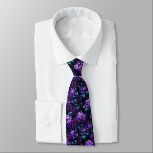 Beautiful Mens Accessories Gardenias Flower Neck Tie
