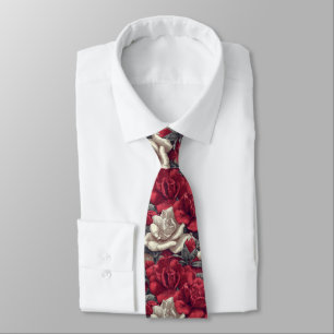 Beautiful Mens Fashion Gardenias Neck Tie