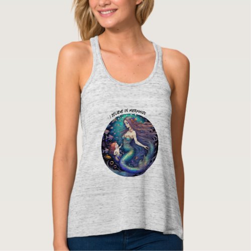 Beautiful Mermaid and Baby Tank Top