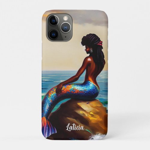 Beautiful Mermaid and the Sea iPhone 11 Pro Case