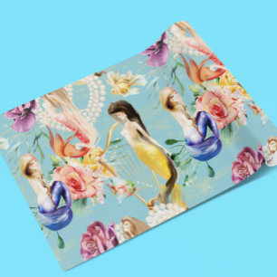 Beautiful Mermaid Colorful Wrapping Paper