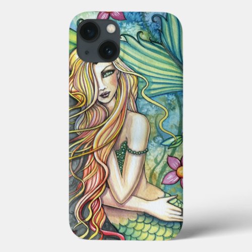 Beautiful Mermaid Fantasy Art iPhone 13 Case