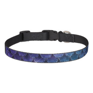 Beautiful Mermaid Glitter Pet Collar Multi-Colors