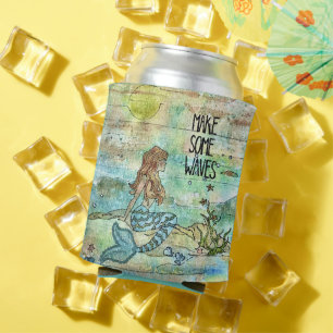 Beautiful Mermaid Make Some Waves Can Cooler