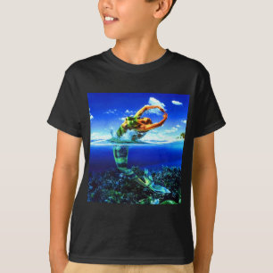 Beautiful Mermaid Paintings T-Shirt