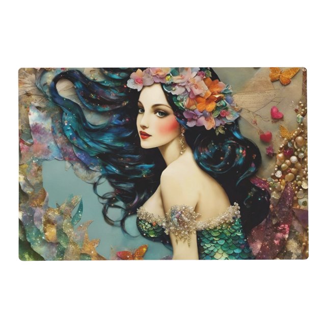 Beautiful Mermaid Placemat (Front)
