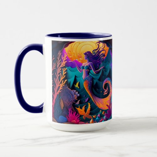 Beautiful Mermaid Sea Nymph  Mug