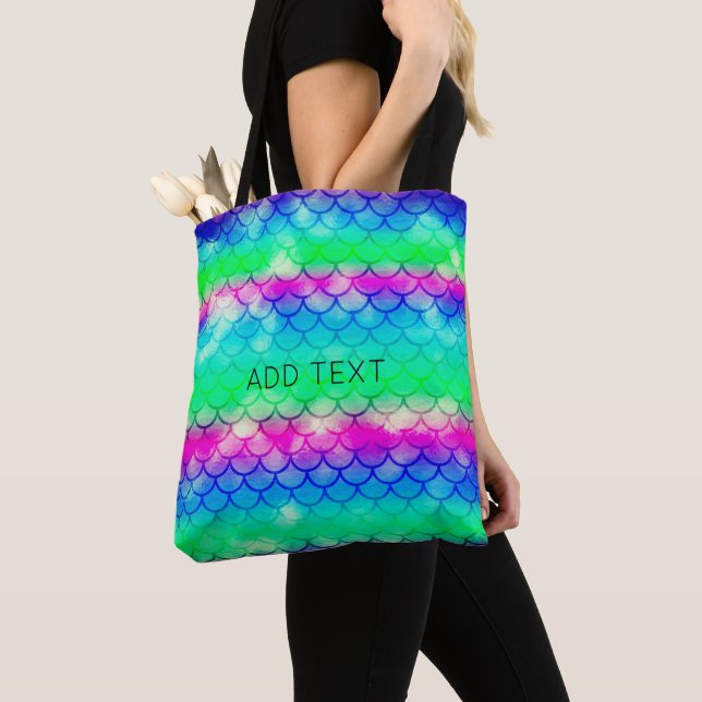 Beautiful mermaid style, elegant and classy tote bag (Close Up)