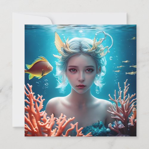 Beautiful Mermaid Under Water