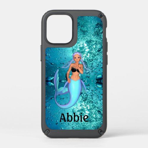 Beautiful Mermaid Under Water Personalized Speck iPhone 12 Mini Case