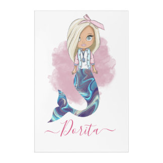 Beautiful Mermaid Wall Art