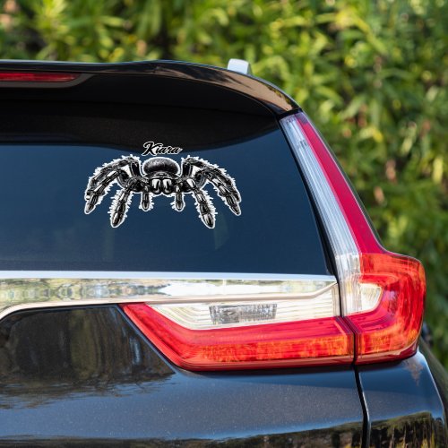 Beautiful Metallic Look Tarantula Sticker