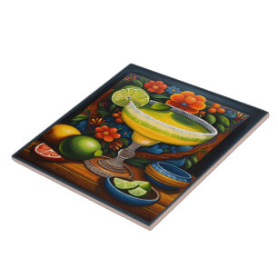 Beautiful Mexican Art Ceramic Tile