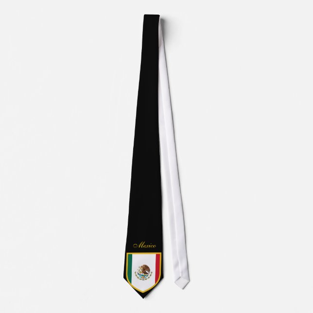 Beautiful Mexico Flag Neck Tie (Front)