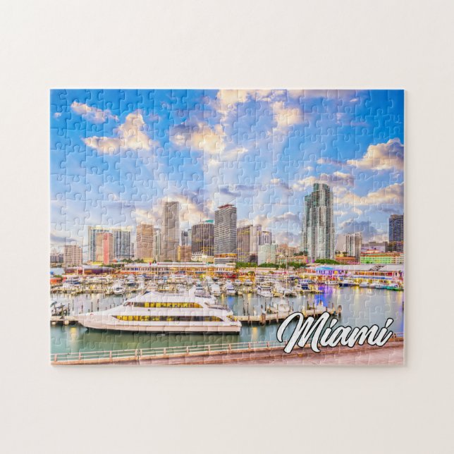Beautiful Miami, Florida, USA Jigsaw Puzzle (Horizontal)