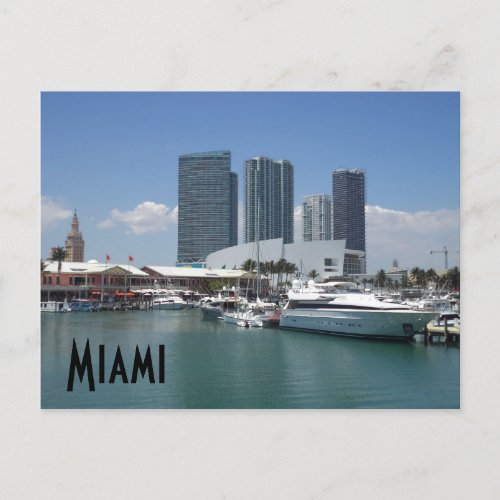 Beautiful Miami Postcard