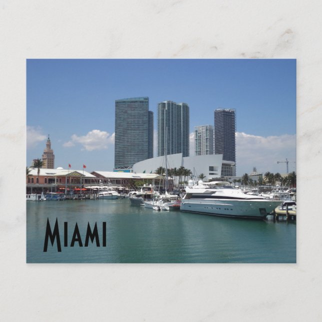Beautiful Miami Postcard (Front)