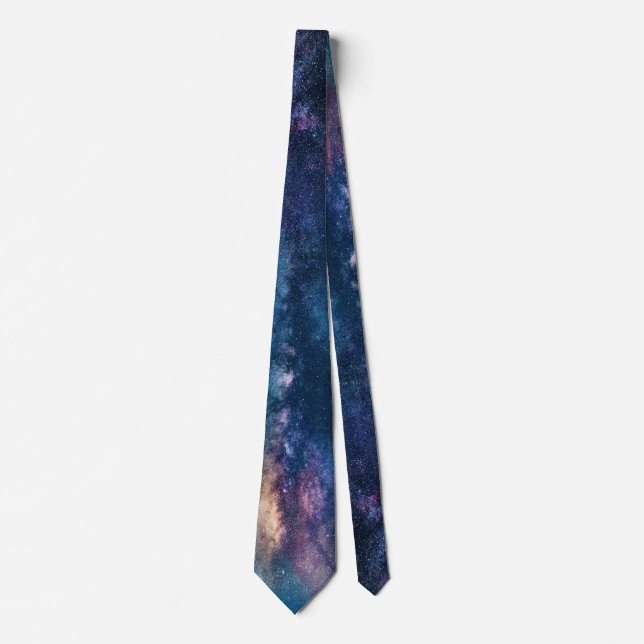 Beautiful Milky Way Neck Tie (Front)