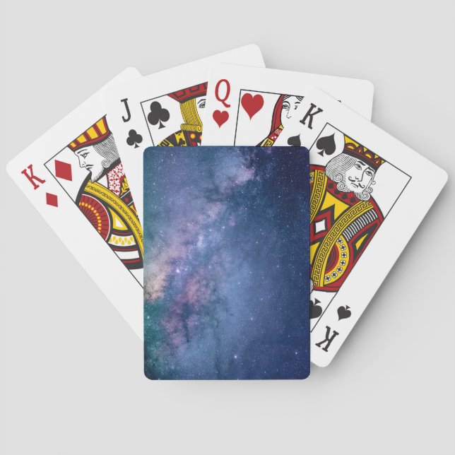Beautiful Milky Way Poker Cards (Back)