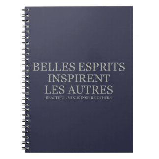 Beautiful Minds Inspire Others - Light Notebook