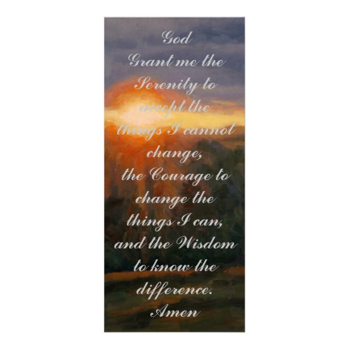 Beautiful Missouri Farm Sunset Painting Rack Card