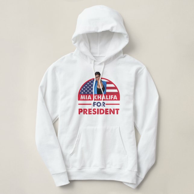 Beautiful Model Mia Khalifa Awesome For Movie Fans Hoodie (Design Front)