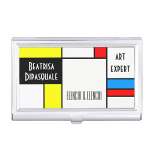 Beautiful Modern Art unique customizable Business Card Holder