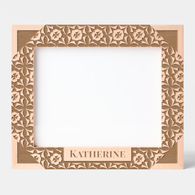 Beautiful Modern Design  Engraved Frames (Front)