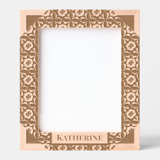 Beautiful Modern Design  Engraved Frames (Front)