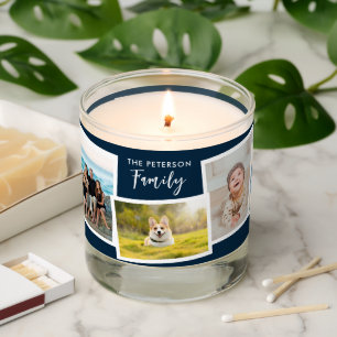 Beautiful Modern Family 6 Photo  Scented Candle
