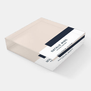 Beautiful Modern Geometric Paperweight