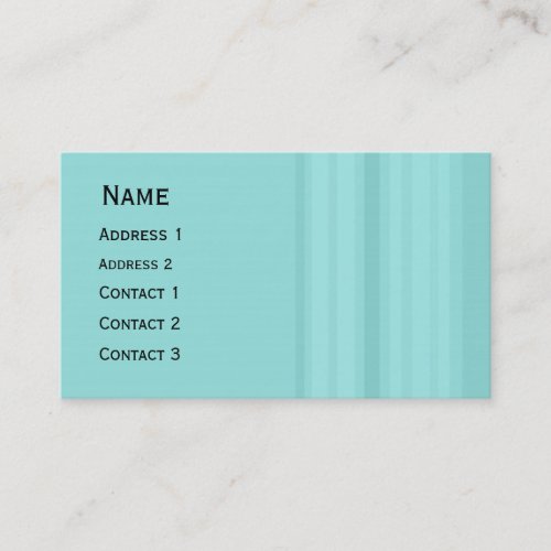 Beautiful modern stripes design business card