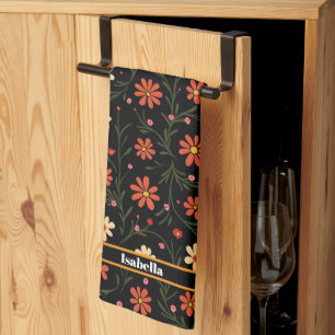 Beautiful Modern Vintage Floral Collection Kitchen Towel