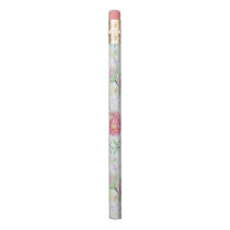 Beautiful Modern Watercolor Floral Pattern Pencil