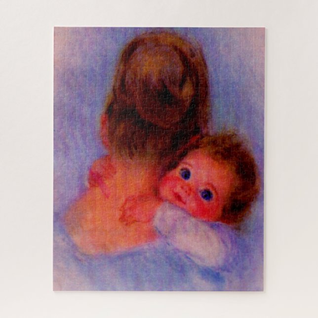 beautiful Mom and baby Jigsaw Puzzle (Vertical)